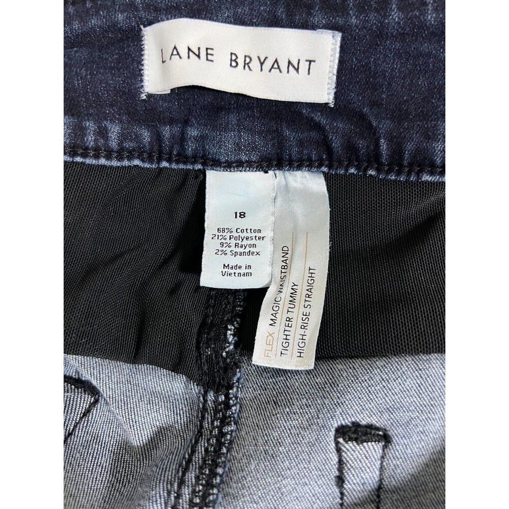 Lane Bryant Jeans Women's 18 Skinny Blue High-Rise Denim Pants - Picture 8 of 9